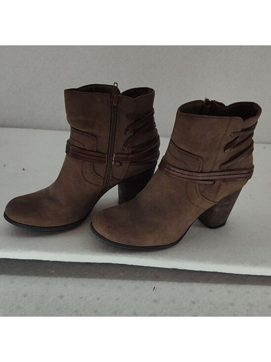 Madden Girl Shoes - Madden Girl Tan Ankle Booties